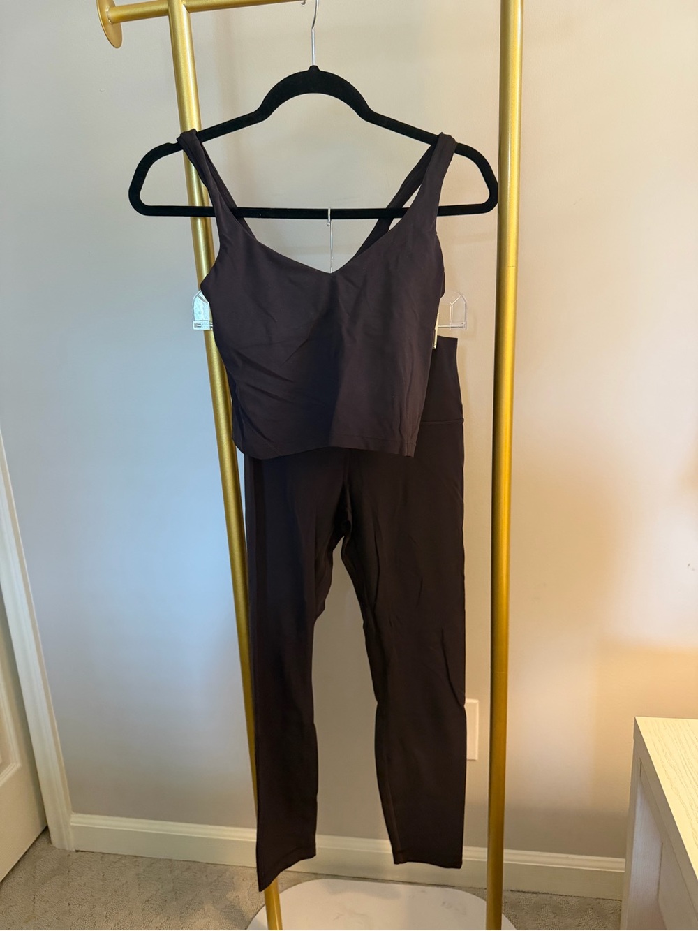 Brown Lululemon Espresso Align matching set